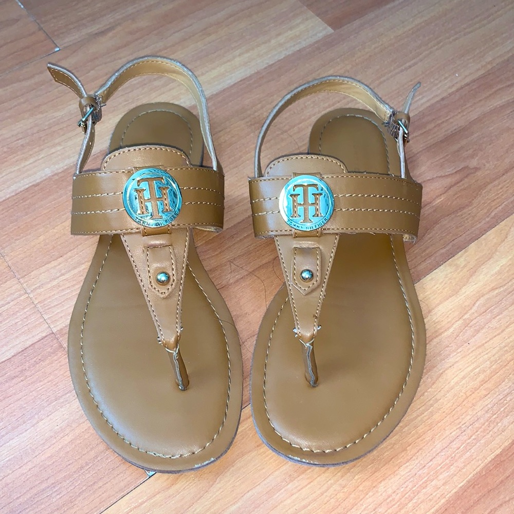 Tommy Hilfiger Brown Sandals